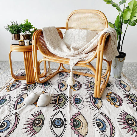 Best Online Shop in Australia - Evil Eye Beach Towel Blanket - Emete store