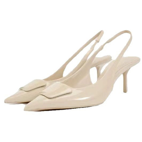 Best Online Shop in Australia - Pointed Toe Stiletto Chain Sandals - Emete store