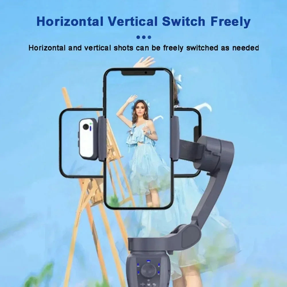 F12 mobile phone 3-axis anti shake stabilizer Tiktok live broadcast camera PTZ AI intelligent tracking face recognition - Emete store