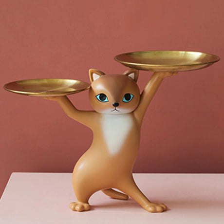 Best Online Shop in Australia - Cat tray resin decor ornament - Emete store