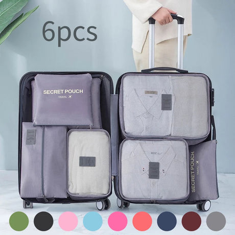 Best Online Shop in Australia - Travel Storage Bag Set - 6pcs - Emete store