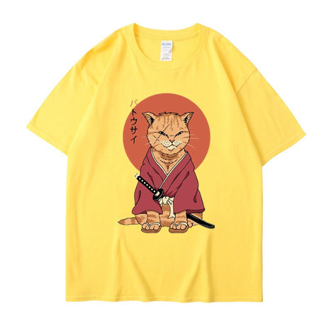 Best Online Shop in Australia - Cute ninja cat T-Shirt, summer style - Emete store