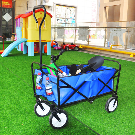 Best Online Shop in Australia - Folding Wagon Cart - Blue - Emete store