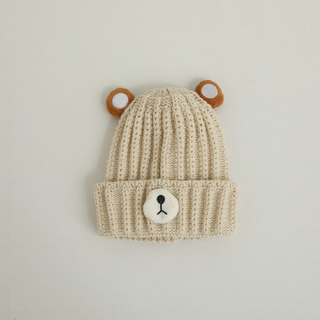 Best Online Shop in Australia - Cute Bear Baby Woolen Hat – Trendy - Emete store