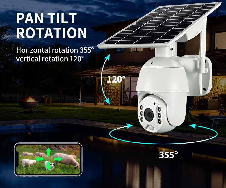 Best Online Shop in Australia - 4G SIM WiFi Solar PTZ Camera - Emete store
