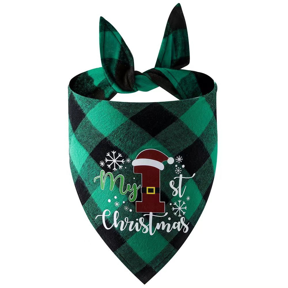 Best Online Shop in Australia - Christmas Pet Triangular Towel Set - Emete store