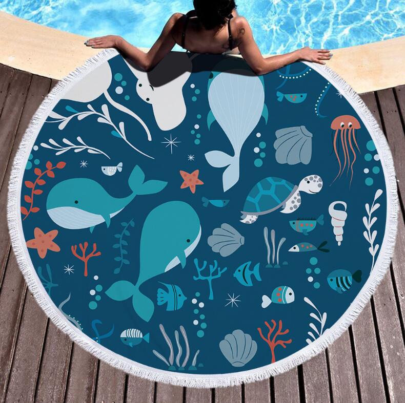 Best Online Shop in Australia - Turtle Boho Tassel Beach Towel - Emete store