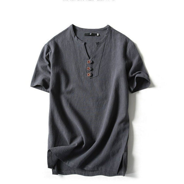 Best Online Shop in Australia - Men’s breathable linen T-shirt - Emete store