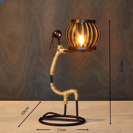 Best Online Shop in Australia - Wrought Iron Candle Holder Art - Emete store