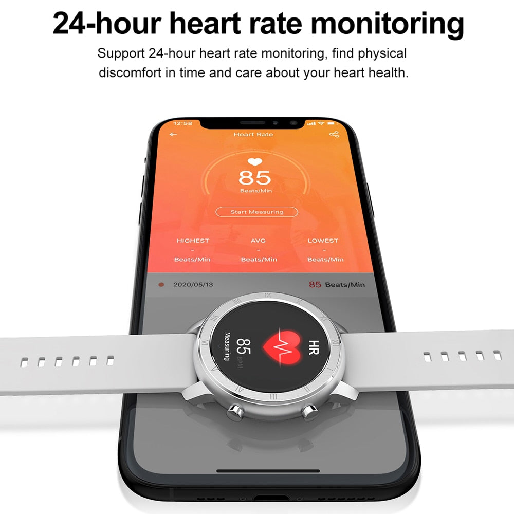 Full Touch Smart Watch Women IP68 Waterproof Bracelet ECG Heart Rate Monitor Sleep Monitoring Sports Smartwatch For Ladies - Emete store