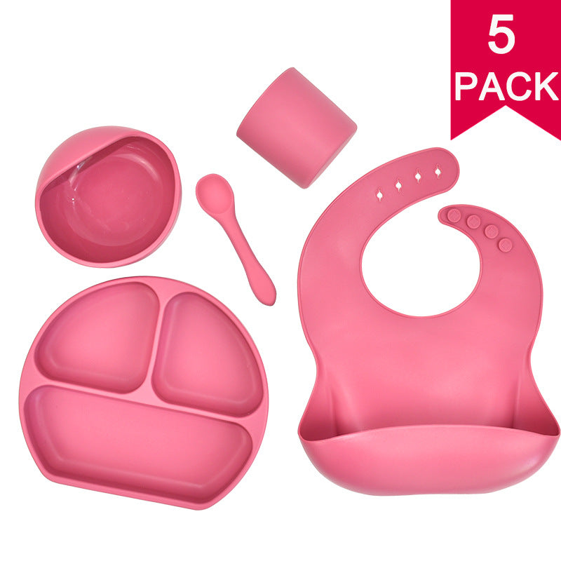 Best Online Shop in Australia - Kids Silicone Tableware Set - 5pc - Emete store
