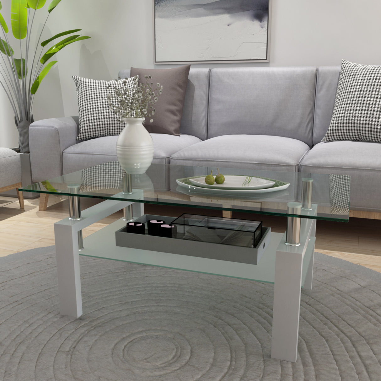 Best Online Shop in Australia - Modern Clear Coffee Table - Emete store