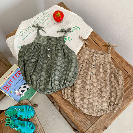 Best Online Shop in Australia - Baby Girl Summer Sling Romper - Emete store