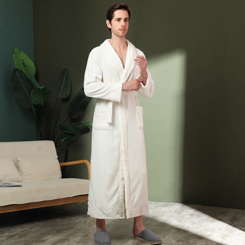 Best Online Shop in Australia - Couple Fleece Winter Bathrobe - Emete store
