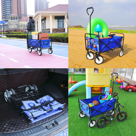 Best Online Shop in Australia - Folding Wagon Cart - Blue - Emete store