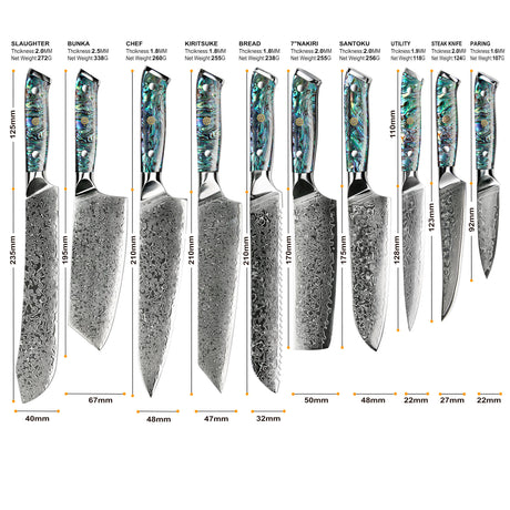 Best Online Shop in Australia - Damascus VG10 Steel Kitchen Set - Emete store