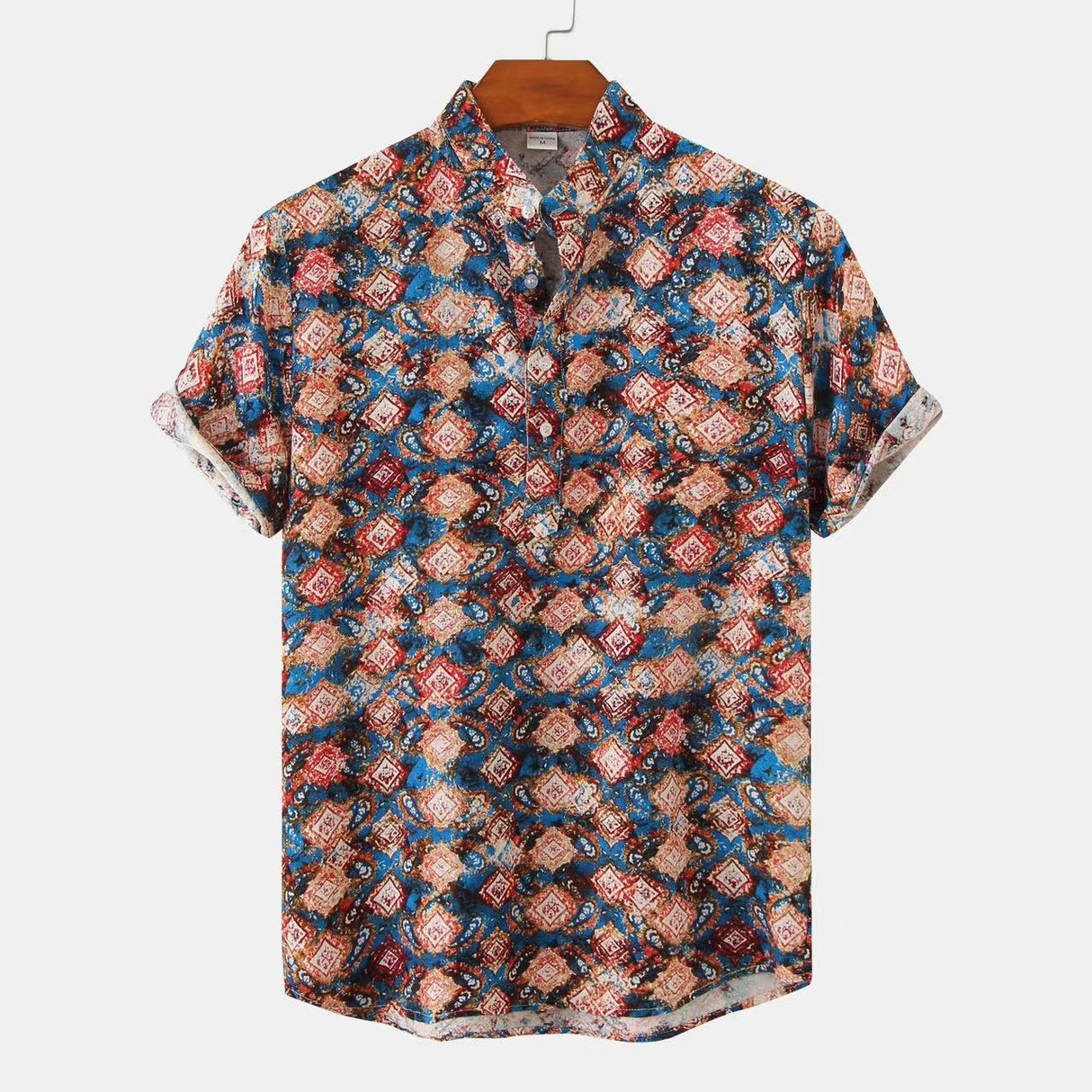 Best Online Shop in Australia - Summer Floral Beach Shirt Men - Emete store