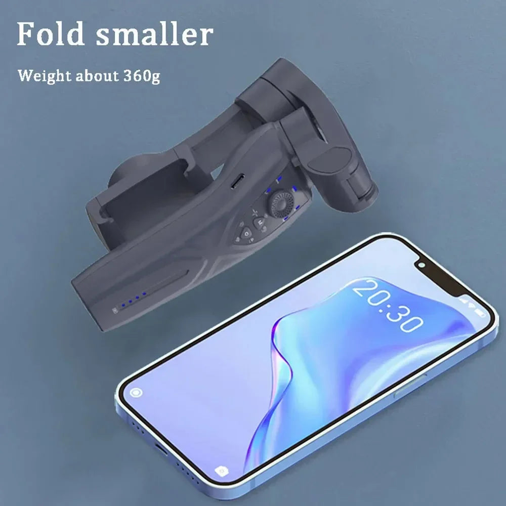 F12 mobile phone 3-axis anti shake stabilizer Tiktok live broadcast camera PTZ AI intelligent tracking face recognition - Emete store