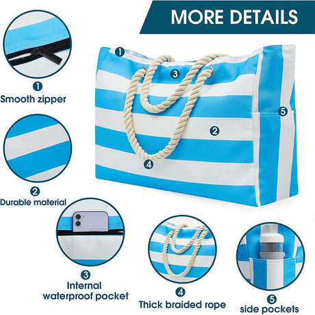 Best Online Shop in Australia - Large capacity beach bag - Emete store