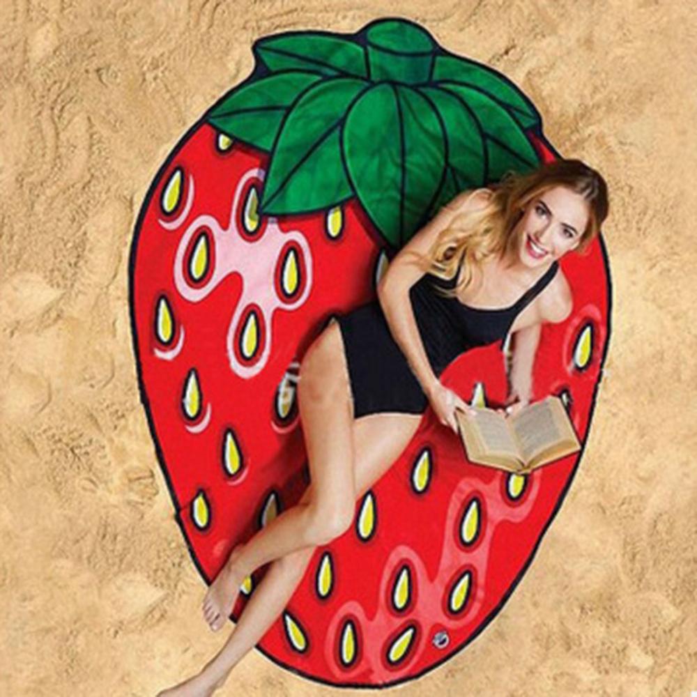 Best Online Shop in Australia - Boho Fruit Print Round Beach Towel - Emete store