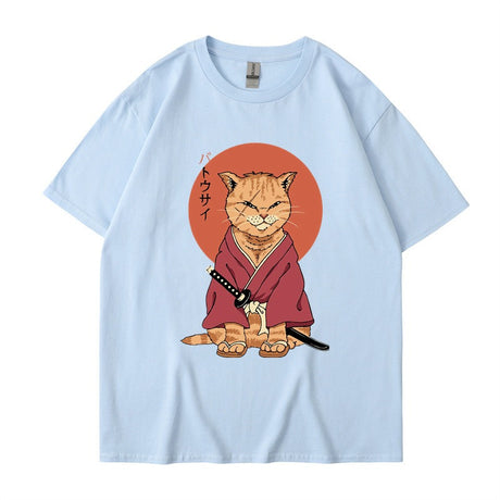 Best Online Shop in Australia - Cute ninja cat T-Shirt, summer style - Emete store