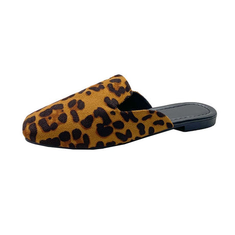 Best Online Shop in Australia - Sexy Leopard Print Baotou Slippers - Emete store