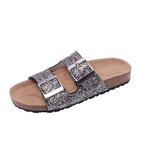 Best Online Shop in Australia - Leopard Print Buckle Slippers - Emete store