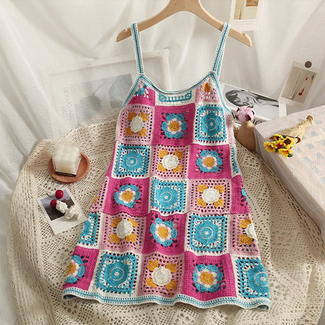 Best Online Shop in Australia - Sleeveless Crochet Beach Dress - Emete store