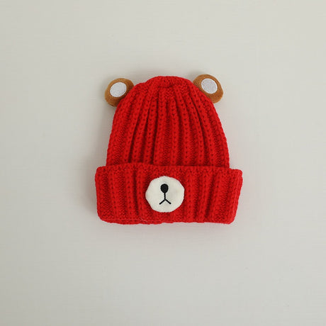 Best Online Shop in Australia - Cute Bear Baby Woolen Hat – Trendy - Emete store