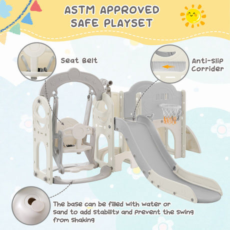 Best Online Shop in Australia - 7-in-1 Toddler Slide & Swing - Emete store