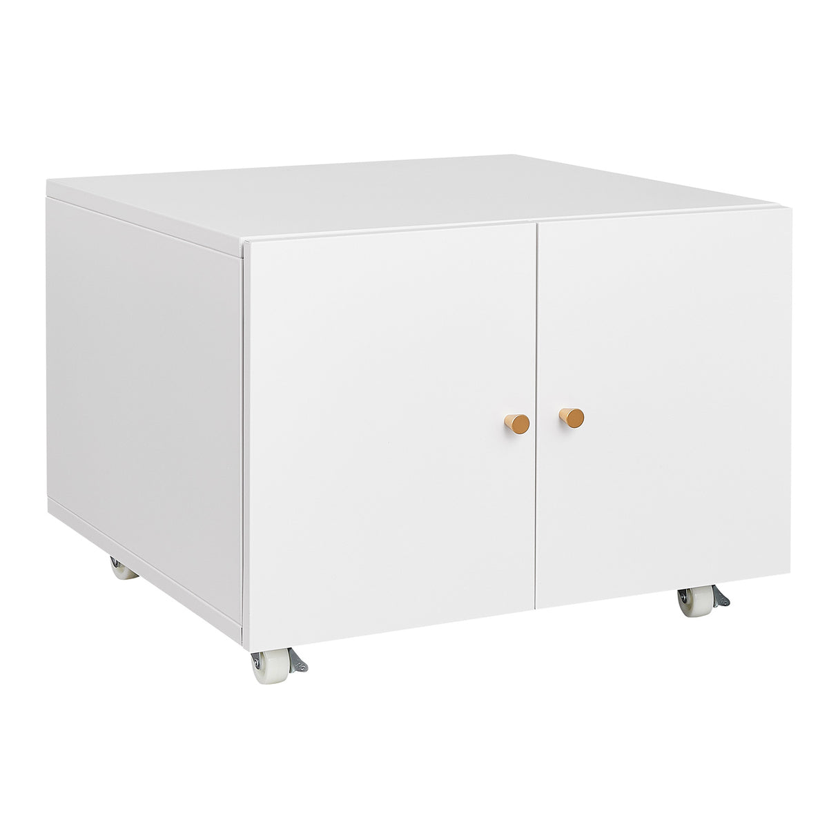 Best Online Shop in Australia - White Mobile Pedestal Cabinet - Emete store