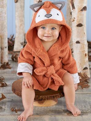Best Online Shop in Australia - Cartoon Baby Hooded Bathrobe - Emete store
