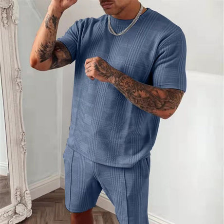 Best Online Shop in Australia - 3D Printed Men’s Casual T-Shirt Set - Emete store