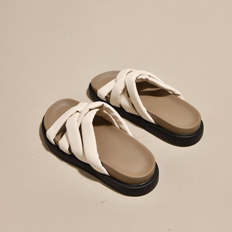 Best Online Shop in Australia - Roman Slippers Women Thick Sole - Emete store