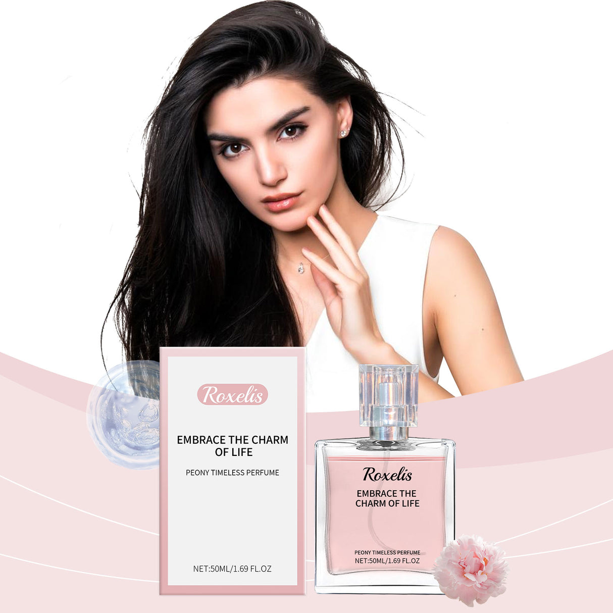 Peony Fragrance Eternal Perfume Natural Fragrance Release Charm Lasting Fragrance Light Elegant Charm Dating Atmosphere Perfume - Emete store