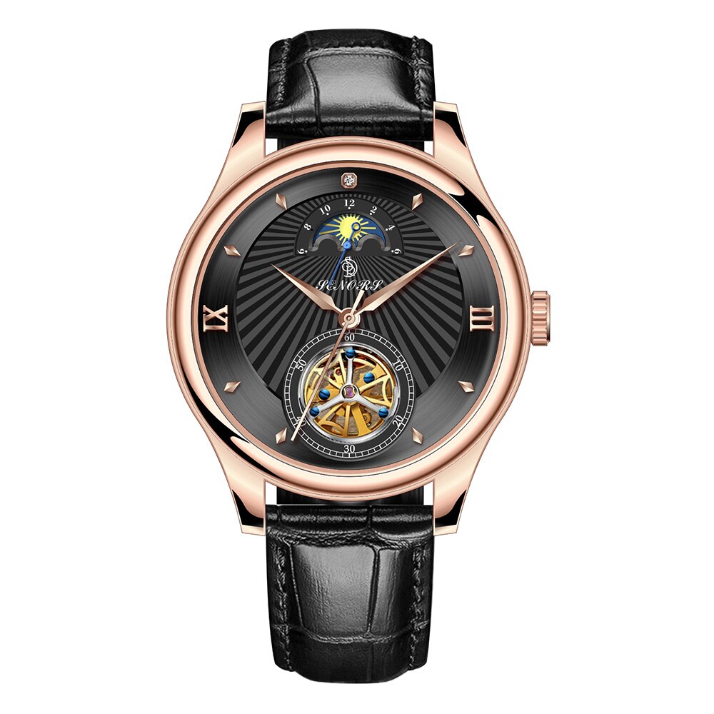 SENORS SN169 Luxury Fashion Tourbillon Watches Automatic Mechanical Watches - Emete store