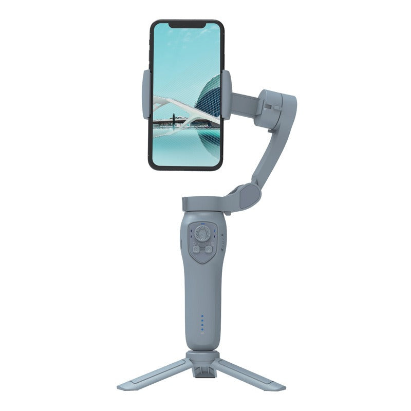 Mobile phone stabilizer handheld PTZ three-axis anti shake Tiktok live shooting vlog photo recording video selfie rod - Emete store