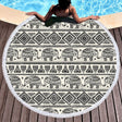 Best Online Shop in Australia - Boho Elephant 3D Print Beach Towel - Emete store