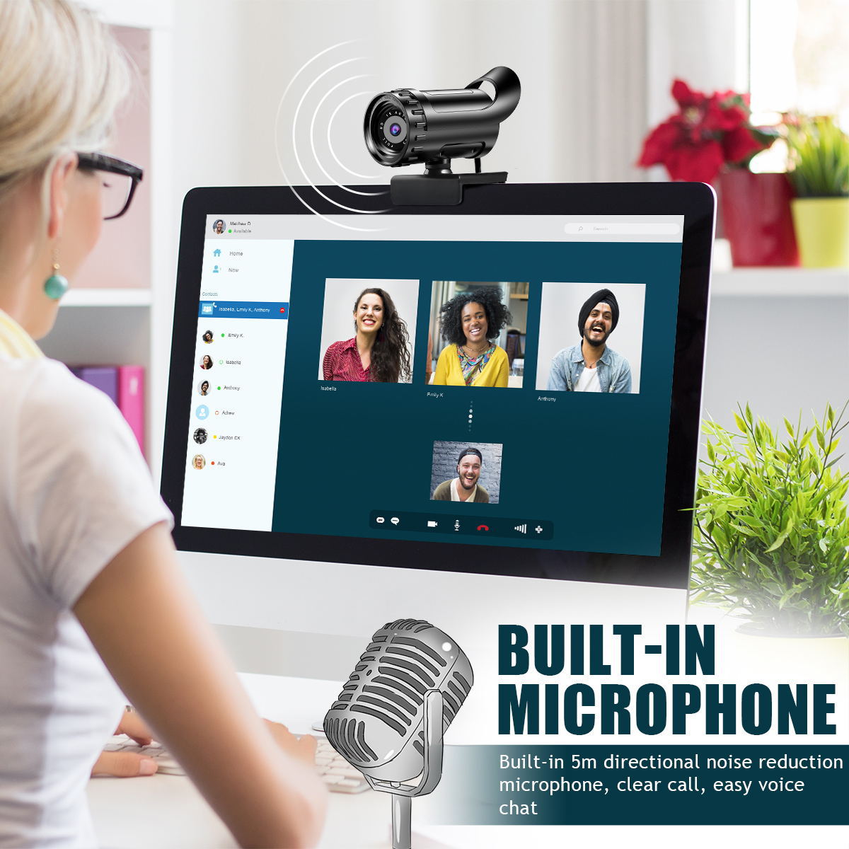 Best Online Shop in Australia - 4K HD Auto Focus USB Webcam - Emete store