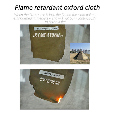 Best Online Shop in Australia - Flame Retardant Outdoor Pyramid Tent - Emete store