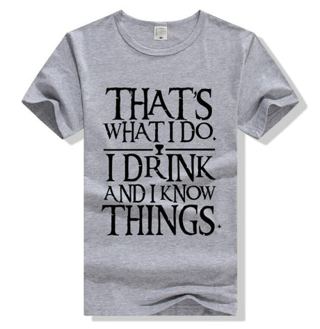 Best Online Shop in Australia - Game of Thrones Tee - I Drink & Know - Emete store