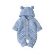 Best Online Shop in Australia - Fur Ball Hooded Knit Jumpsuit - Emete store