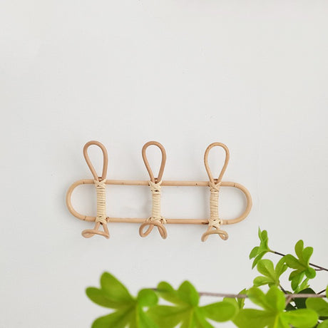 Best Online Shop in Australia - Vintage Rattan Woven Wall Hook - Emete store