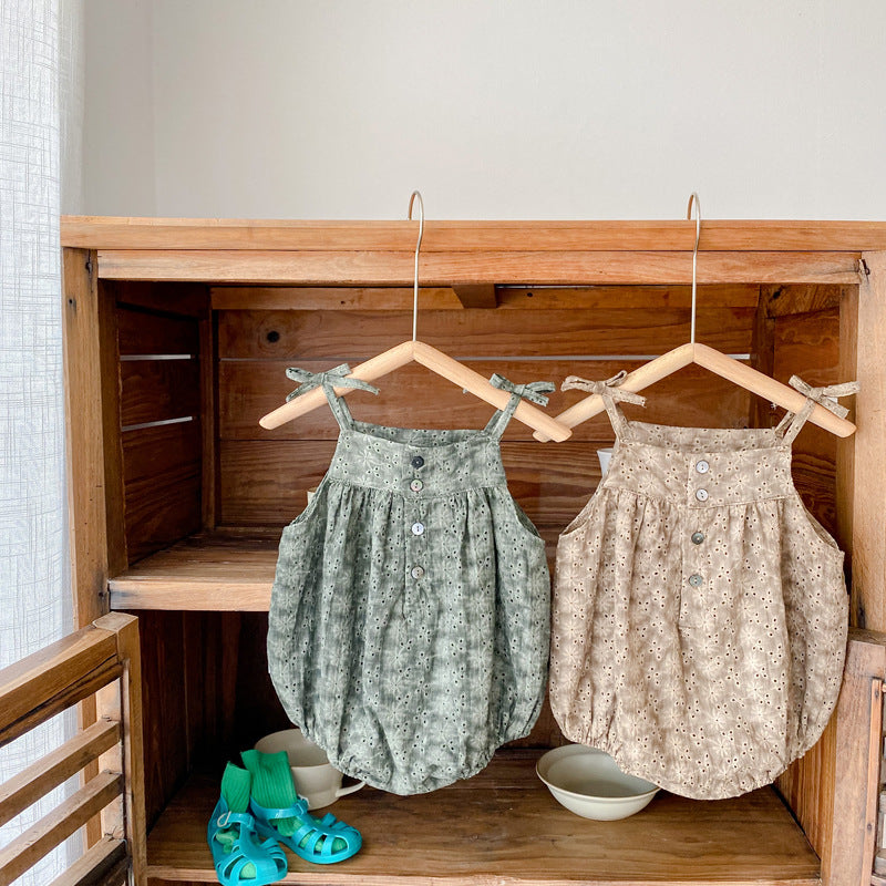 Best Online Shop in Australia - Baby Girl Summer Sling Romper - Emete store