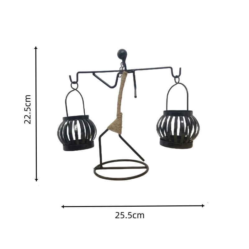 Best Online Shop in Australia - Wrought Iron Candle Holder Art - Emete store