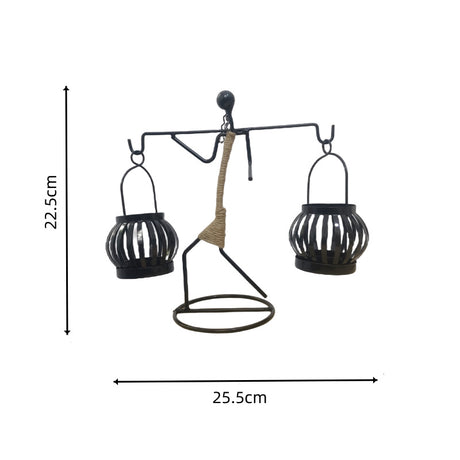 Best Online Shop in Australia - Wrought Iron Candle Holder Art - Emete store