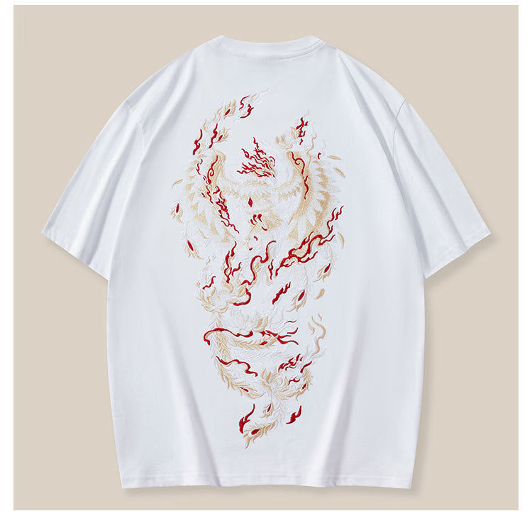 Best Online Shop in Australia - Men’s Phoenix Embroidered T-Shirt - Emete store