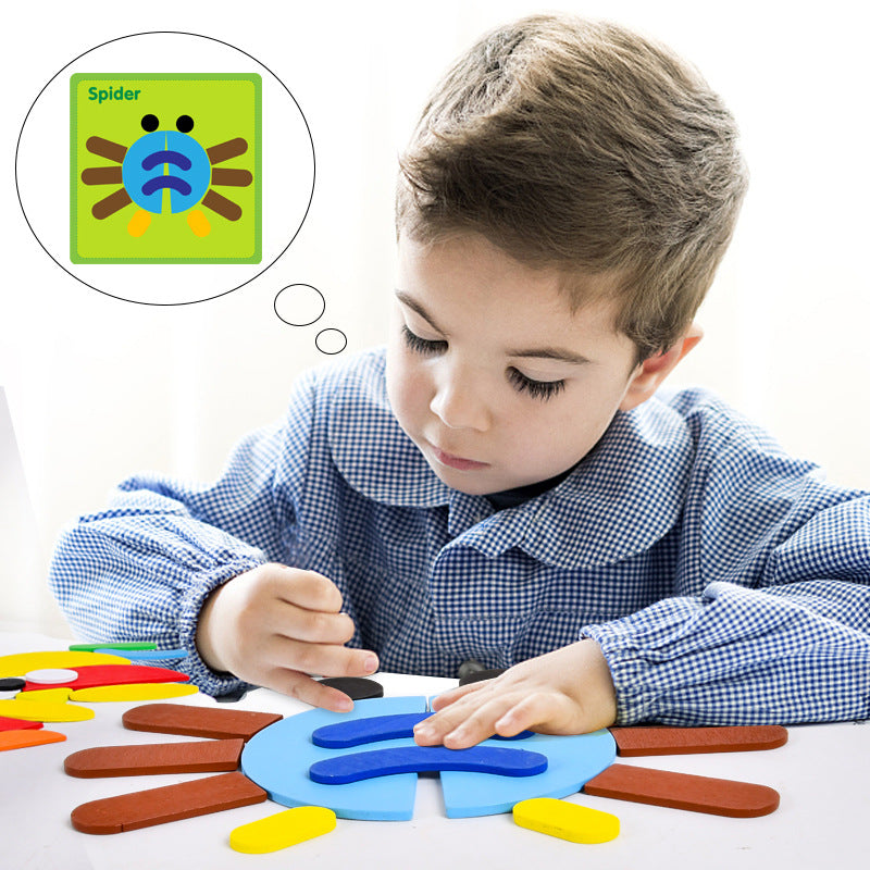 Best Online Shop in Australia - Montessori Kids Geometry Puzzle - Emete store