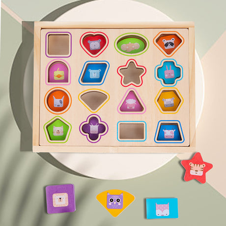 Best Online Shop in Australia - Wooden Shape & Color Matching Toy - Emete store