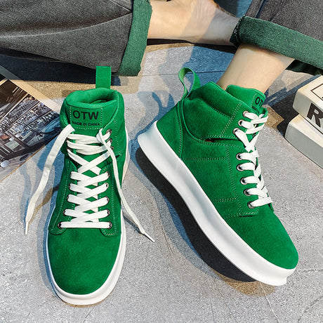 Best Online Shop in Australia - High-top suede Air Force shoes - Emete store